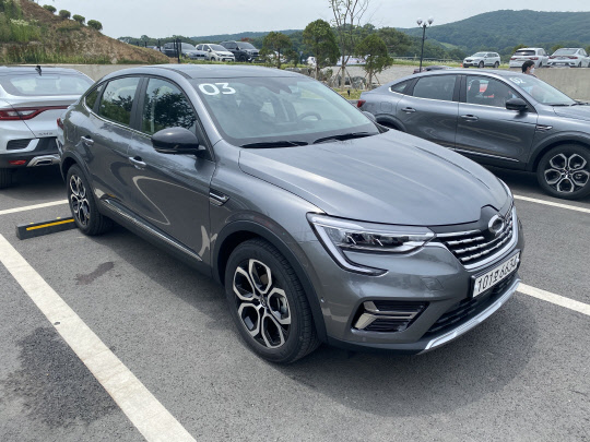 르노삼성 2022년형 XM3 1.6 GTe 모델. <이상현 기자>